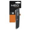 Ніж монтажний Neo Tools сегментне лезо 18мм, металевий корпус (63-702) - Зображення 1