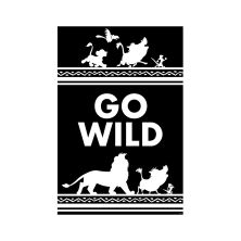 Стикер-наклейка ABYstyle Постер Disney Lion King Go Wild (Король лев) 91.5x61 см (ABYDCO565)