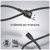 Дата кабель USB 2.0 AM to Micro 5P 1.2m AR87 3A black Armorstandart (ARM64038) - Зображення 1