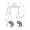 Люстра Candellux TUBA (32-78650) - Зображення 1