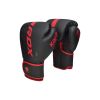 Боксерські рукавички RDX F6 Kara Matte Red 14 унцій (BGR-F6MR-14OZ) - Зображення 1