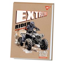 Альбом для рисования Yes А4 20 листов клееный белила «Extreme rider» крафт (130576)
