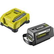 Набор аккумулятор + зарядное устройство Ryobi Max Power RY36BK60B-160, 36V, 1х6Ah, ЗУ 6А быстрозарядный (5133005977)