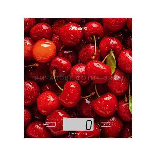 Весы кухонные Ardesto SCK-893CHERRY