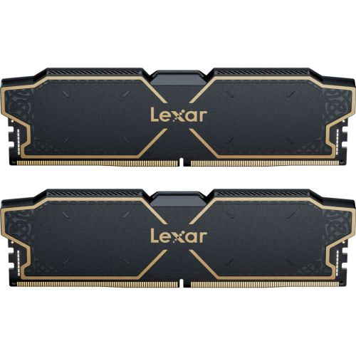 Модуль памяти для компьютера DDR5 32GB (2x16GB) 6000 MHz Thor Black Lexar (LD5U16G60C38LG-RGD)