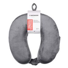 Туристическая подушка Wenger Memory Foam Travel Neck Pillow, сірий (611884)