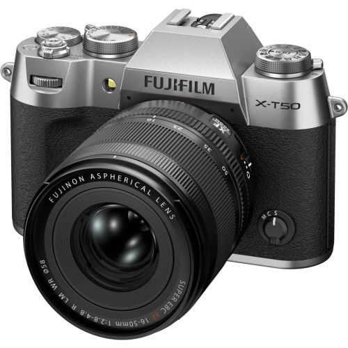 Цифровий фотоапарат Fujifilm X-T50 + XF16-50mmF2.8-4.8 R LM WR Kit Silver (16828569)
