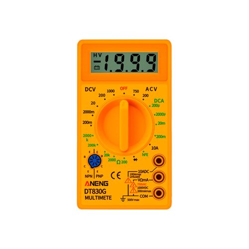 Цифровий мультиметр ANENG AN-DT830G, V, A, R, C, функція hFE (AN-DT830G)