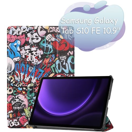 Чохол до планшета BeCover Smart Case Samsung Galaxy Tab S10 FE (SM-X520/SM-X526) 10.9 Graffiti (713285)