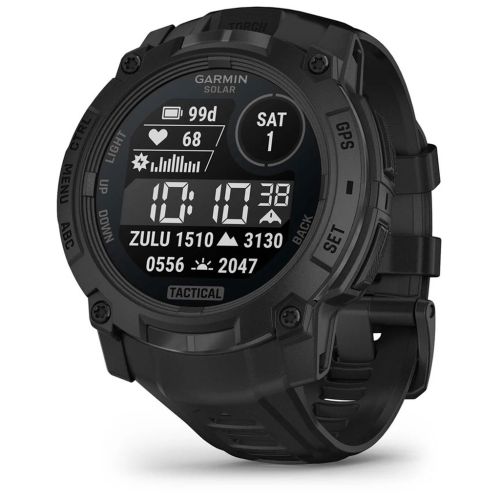 Смарт-часы Garmin Instinct 3, Tactical, Solar, 50mm, Black,GPS смарт-годинник (010-02935-50)