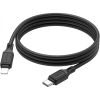 Дата кабель USB-C to Lightning 1.0m Cool silicone PD 20W X90 black HOCO (6931474788382) - Изображение 3