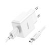 Зарядний пристрій HOCO C106A Leisure USB + cable USB to Micro 5P 10.5W White (6931474783905) - Зображення 2