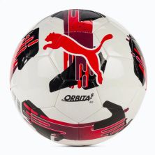 Мяч футбольный Puma Orbita 6 MS 084335-04 білий, чорний, бордовий 4 (4067981497263)