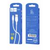 Дата кабель USB 2.0 AM to USB-C 1.0m 2.4A silicone white Denmen (DM-D06T-WH) - Изображение 2