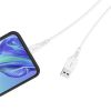 Дата кабель USB 2.0 AM to USB-C 1.0m 2.4A silicone white Denmen (DM-D06T-WH) - Изображение 3