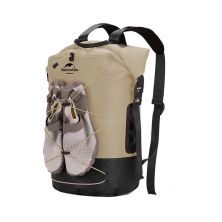 Рюкзак туристический Naturehike водонепроникний NH21FSB04 40л бежевий (6927595788264)