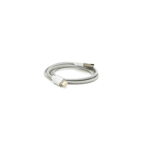Дата кабель USB 2.0 to Lightning 1.0m 2A magnetic nylon silver Voltronic (YT-MCFB-L/S/13190/09165)