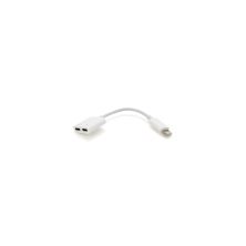 Переходник Lightning M to 2xLightning F 0.05m white Voltronic (J008/2L)