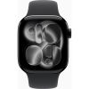 Смарт-годинник Apple Watch Series 11 GPS 42mm Jet Black Aluminium Case with Black Sport Band - M/L (MEQU4RK/A) - Зображення 1