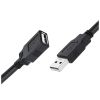 Дата кабель USB 2.0 AM/AF 1.8m black ColorWay (CW-CBUF076-BK) - Изображение 2