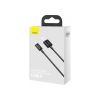 Дата кабель USB 2.0 AM to Lightning 2.0m 2.4A black Baseus (CALYS-C01) - Изображение 2