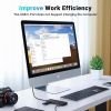 Концентратор Ugreen USB-C to 2xUSB 3.2 Gen2 + 2xUSB-C 3.2 Gen2 10Gbps CM806 black (35583) - Изображение 3