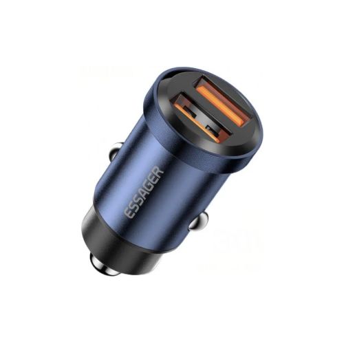 Зарядное устройство Essager 2xUSB 30W blue (ECC2A-TL03)