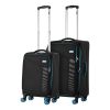 Набір валіз 2E Trek (M+S), чорні (2E-SPE-TREK-SET4-BK) - Зображення 2