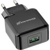 Зарядний пристрій Grand-X 1*USB, 2,1A, Black, + cable USB -> Lightning, Cu, 2.1А, 1m (CH03LTB) - Зображення 2