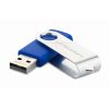USB флеш накопитель eXceleram 16GB P1 Series Silver/Blue USB 2.0 (EXP1U2SIBL16) - Изображение 1