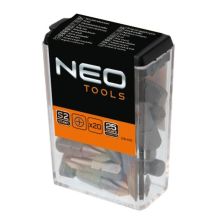 Набор бит Neo Tools PH2 x 25 мм, 20 шт (06-011)
