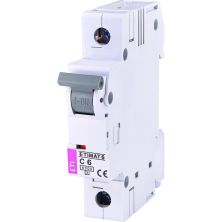 Автоматический выключатель ETI ETIMAT 6 1p С 6А (6 kA)