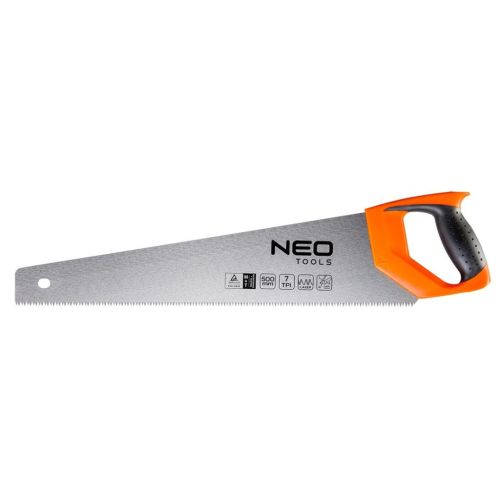 Ножовка Neo Tools по дереву, 500 мм, 7TPI (41-041)