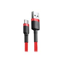 Дата кабель USB 2.0 AM to Type-C 2.0m 3A Red Baseus (CATKLF-C09)