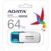USB флеш накопичувач ADATA 64GB AUV 240 White USB 2.0 (AUV240-64G-RWH) - Зображення 2