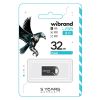 USB флеш накопичувач Wibrand 32GB Hawk Black USB 2.0 (WI2.0/HA32M1B) - Зображення 1