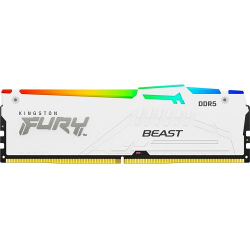 Модуль памяти для компьютера DDR5 16GB 6400 MHz Beast White RGB EXPO Kingston Fury (ex.HyperX) (KF564C32BWEA-16)