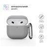 Чохол для навушників Armorstandart Hang Case для Apple AirPods 4 Light Grey (ARM81284) - Зображення 1