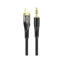 Кабель мультимедійний Lightning to 3.5mm M 1.0m black UPA25 Black HOCO (6931474791153) Кабель мультимедійний Lightning to 3.5mm M 1.0m black UPA25 Black HOCO (6931474791153)