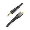 Кабель мультимедійний Lightning to 3.5mm M 1.0m black UPA25 Black HOCO (6931474791153) - Зображення 1