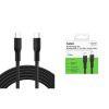 Дата кабель USB-C to USB-C 3.0m 240W black Belkin (CAB025HQ3MBK) - Изображение 2