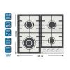 Варочная поверхность PRIME Technics PGH 50023 FIXC - Изображение 2