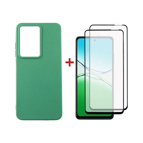 Чехол для мобильного телефона Dengos Oppo A5 4G Case Soft + 2 Glass (Mint) (DG-CTG2P-27)