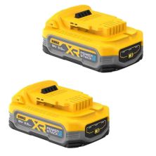 Акумулятор до електроінструменту DeWALT 18V XR Li-lon PowerStack 3.5Ah, 2 шт., вага 1.1 кг (DCBP318S2) Акумулятор до електроінструменту DeWALT 18V XR Li-lon PowerStack 3.5Ah, 2 шт., вага 1.1 кг (DCBP318S2)
