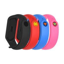 Ремінець до фітнес браслета Armorstandart комплект 4шт Xiaomi Mi Band 4/3 Superhero Edition 2 (ARM77063)