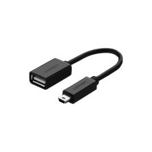Перехідник OTG USB 2.0 AF to Mini 5P 0.1m US249 black Ugreen (10383)