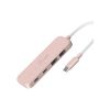 Концентратор J5create USB-C to 2xUSB-A + 2xUSB-C 3.2 10Gbps rose (JCH342ER-N) - Изображение 1