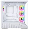 Корпус для ПК Lian Li V100R case with pre-installed four 120mm RGB PWM fan, White (G99.V100RW.01) - Зображення 2