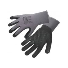 Захисні рукавиці Hoegert BODE HT5K762-11 з нейлону/спандексу покриті мікропінним нітрилом темно-сірі, 11 (HT5K762-11)