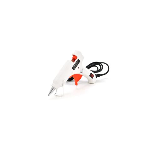 Клеевой пистолет Voltronic HS-6502, 220 V, 20 W, 7 mm, переходник, white, Box (HS-6502)